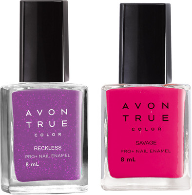 

Avon True Color Nail Wear Pro+ Reckless - Savage(Pack of 2)