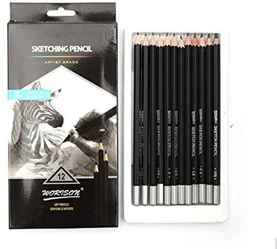 

ASINT Art Drawing & Sketching Pencils Set of 12 Piece Pencil(Black)
