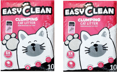

Goofy Tails Easy Clean Lavender Scent Cat Litter (8kg, Pack of 2) Pet Litter Tray Refill