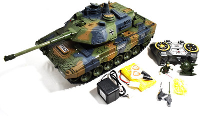 

Saffronworld Battle tank with function of Smoke And Similation(Multicolor)