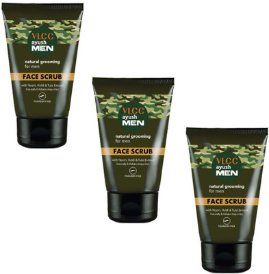 

VLCC Ayush Men Pack of 3 Face Scrub(50 g)
