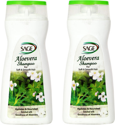 

Sage Herbals Aloe-Vera Shampoo Pack Of 2(400 ml)