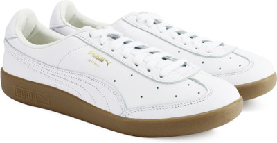 

Puma Madrid Premium Sneakers For Men(White, Puma white-puma team gold