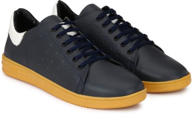 

Andrew Scott Blue Synthetic Leather Sneakers For Men(Black