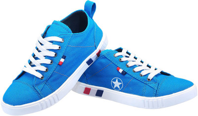 

Raishel Casuals Canvas Shoes For Men(Blue