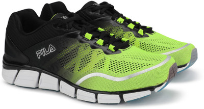 

Fila ACUMEN ENZD Running Shoes For Men(Black, Green, Sty yel/blk/met sil