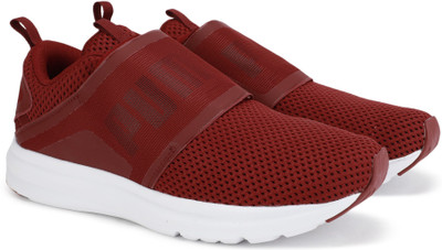 

Puma Enzo Strap Mesh Running Shoes For Men(Red, Red dahlia-puma black