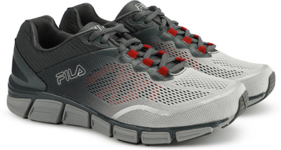 

Fila ACUMEN ENZD Running Shoes For Men(Multicolor, Met sil/c roc/fla rd