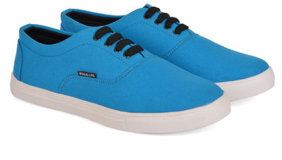 Wega Life ASTER Sneakers For Men(Blue, Black, Skyblue-black