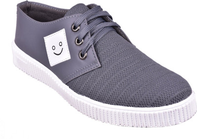 ESSENCE Trendy Men's Outdoor Casual Shoes Sneakers For Men(Purple, Grey