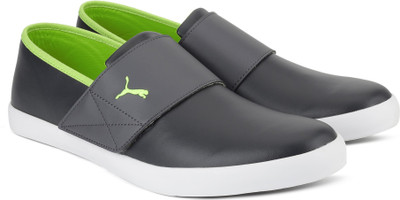 

Puma El Rey Milano III IDP Slip On Sneakers For Men(Grey, Asphalt-limepunch-royal blue