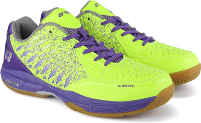 

Yonex COURT ACE MATRIX Badminton Shoes For Men(Green, Purple, Lime green/purple