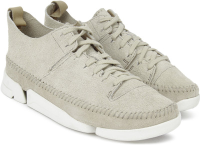 

Clarks Trigenic Flex Sand Sneaker For Men(Grey, Beige