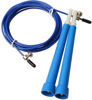 

VIGOR Heavy cable & Adjustable length Speed Skipping Rope(Blue, Pack of 1)