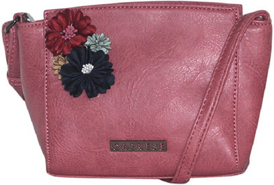 

Caprese Women Pink PU Shoulder Bag