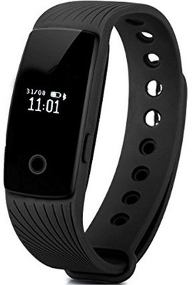 

EXOSIS Smart Fitness Band With Heart Rate Sensor/Pedometer/Sleep Monitoring Functions(Black Strap, Size : Regular)