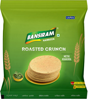 

BANSIRAM ROASTED_CRUNCH_METHI_KHAKHRA_EACH_PACK_180GM(360 g, Pack of 2)