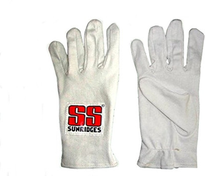 

SS HeadTurners Cricket Batting Inner Gloves-Club-Full Size Batting Gloves (Free Size, White)