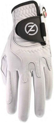 

Zero Friction Cabretta Elite Golf Glove- One Size Fits All Golf Gloves (Free Size, White)