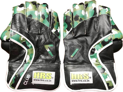 

HRS Club Limited Addition Wicket Keeping Gloves Wicket Keeping Gloves (Men, Multicolor), Military color