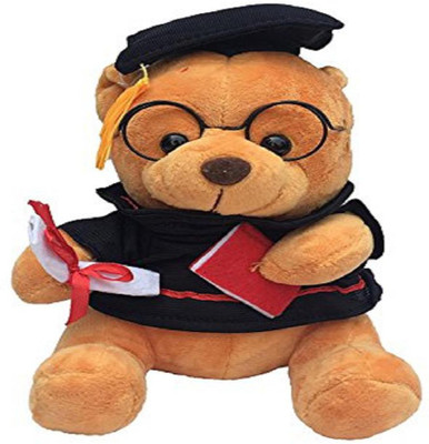 

aroraonlinetraders Brown Advocate Dog Teddy Bear Gift for Kids & Baby 20 cm - 20 cm(Brown)