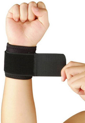 

serveuttam Weight Lifting Wrist Support ( 1 piece ) Wrist Support(Black