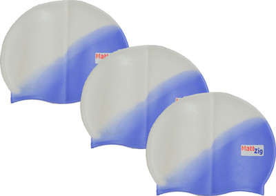 

MattZig swimming_cap Swimming Cap(Multicolor, Pack of 3)