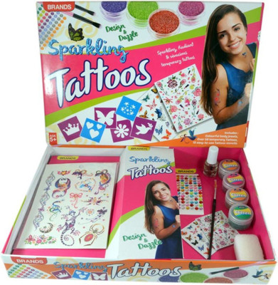

Kids Fest Sparkling Tattoos Permanent Tattoo Kit