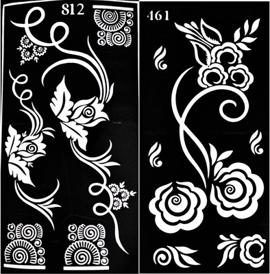 

ARR Henna Stencils HS 812 & 461(Henna design)