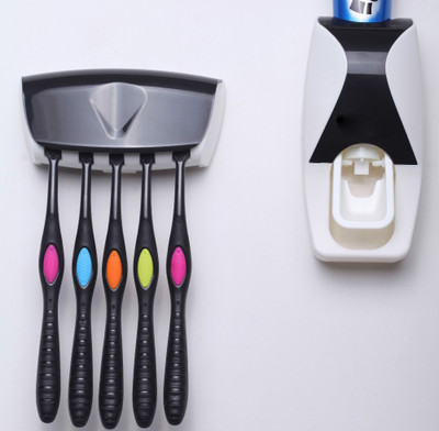 

IndoSkyAsia Automatic Plastic Toothbrush Holder(Multicolor, Wall Mount)