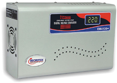 

Microtek EM4130+ Voltage Stabilizer(Metallic Grey)