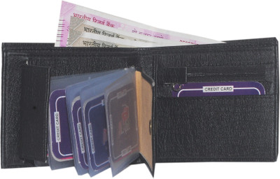 

Maximo Boys Black Artificial Leather Money Clip(12 Card Slots)