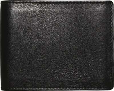 

Wildmount Men Black Genuine Leather Wallet(8 Card Slots)
