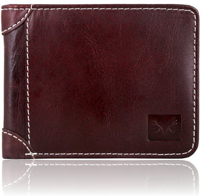 

Bizarre Kraftz Men Maroon Genuine Leather Wallet(4 Card Slots)