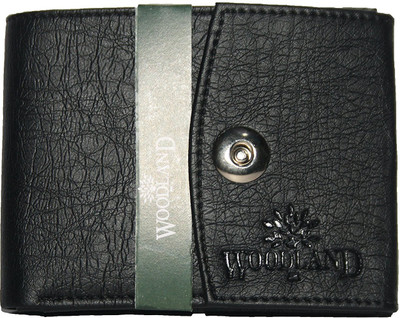 

woodland1 Men Black Artificial Leather Wallet(6 Card Slots)