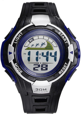 

DIRAY MR80060282BlackNavy Silver Cover Design Alarm Chrono Multifunction Watch - For Men
