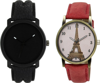 

Shocknshop LR21_230 Designer Analog Chain Strap Couple Watch - For Men & Women