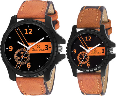 

Gesture 9005- Set of two Elegant Watch - For Couple