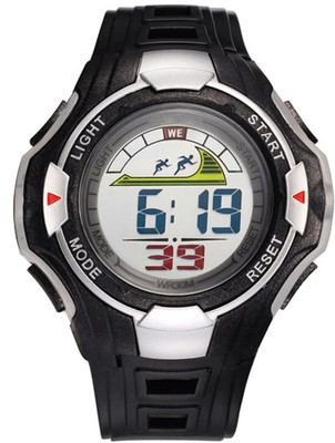 

DIRAY MR80060283BlackGrey Silver Cover Design Alarm Chrono Multifunction Watch - For Men