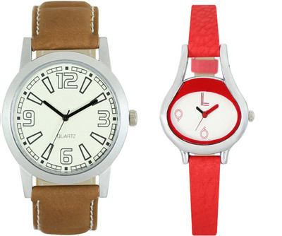 

Shocknshop LR15_206 Designer Analog Chain Strap Couple Watch - For Men & Women