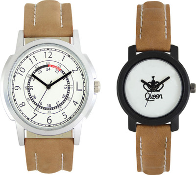 

Shocknshop LR17_209 Designer Analog Chain Strap Couple Watch - For Men & Women