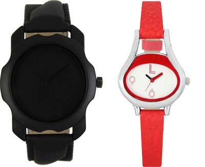 

Shocknshop LR22_206 Designer Analog Chain Strap Couple Watch - For Men & Women