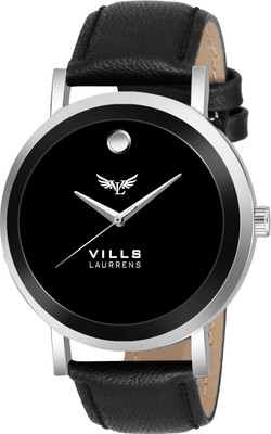 

Vills Laurrens VL-1063 Movado Black & Silver Dial Watch - For Men