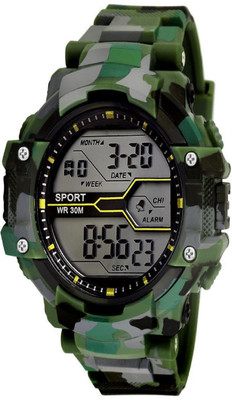REKON Digital Branded Sports With Light Latest Model Digital Watch - For Boys