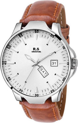 

R S Original RSO-4033 DAY AND DATE WHITE WATCH FOR MEN Watch - For Men