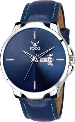 

Fogg 1145-BL Blue Day and Date Watch - For Men