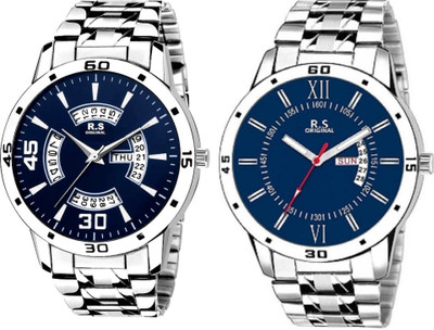 

R S Original RSO-4039 DAY AND DATE BLUE WATCH FOR MEN Watch - For Men