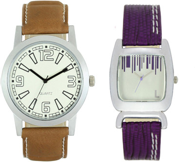 

Shocknshop LR15_207 Designer Analog Chain Strap Couple Watch - For Men & Women