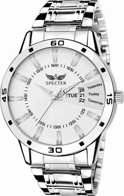 

Specter Analogue Stylish Black Dial With Silver Colour Stainless Steel Belt Men'S/Boy'S Water Resistant Wrist Watch infinity Watch - For Men
