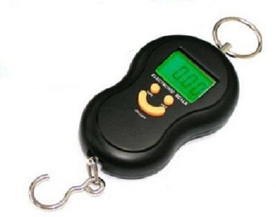 

Elegant Shopping 50Kg Digital LCD Weight Weighing Scale + Batteries -Pocket Portable Hanging Luggage Scale (Black Weighing Scale(Black)
